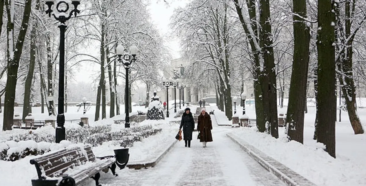 20 студзеня амаль па ўсёй Беларусі прагназуецца снег