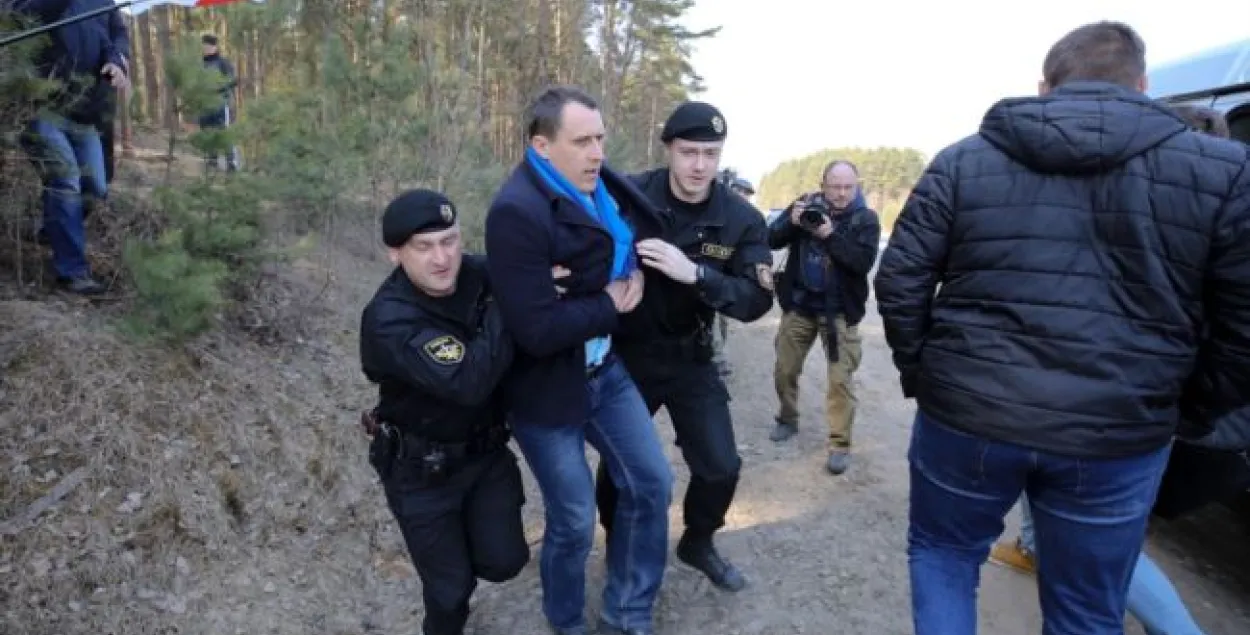 Задержание Павла Северинца, 5 апреля / svaboda.org​