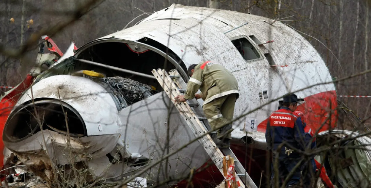 Генпракуратура Польшчы абвінаваціла расіян у правакаванні катастрофы Ту-154