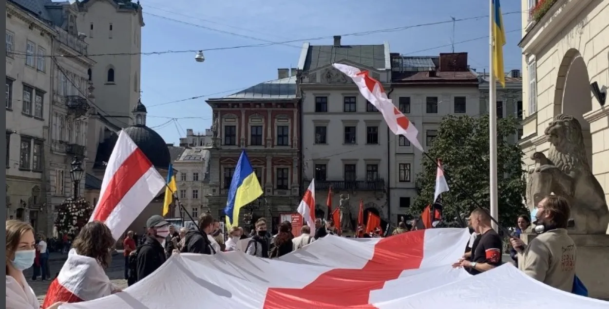 Беларусы падтрымліваюць Украіну / Telegram
