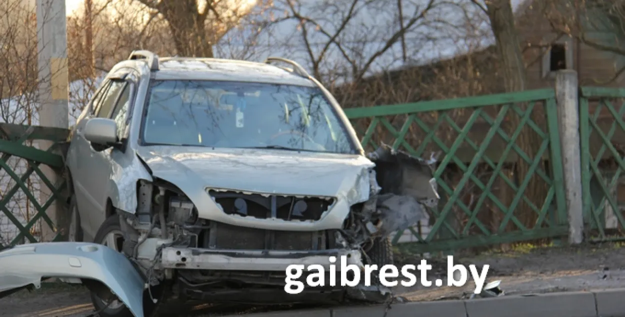 Кіроўца, які ў Брэсце збег з месца аварыі, сам прыйшоў у ДАІ