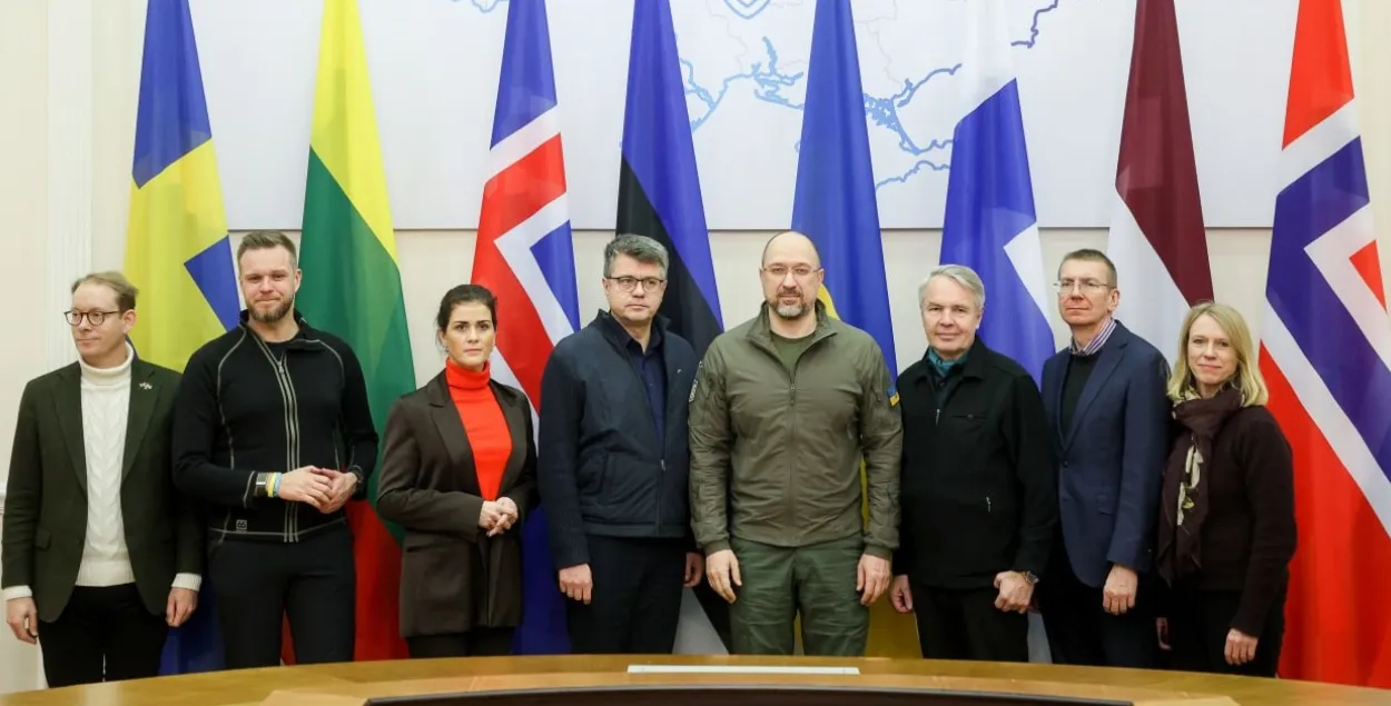 Министры иностранных дел и украинский премьер / t.me/Denys_Smyhal
