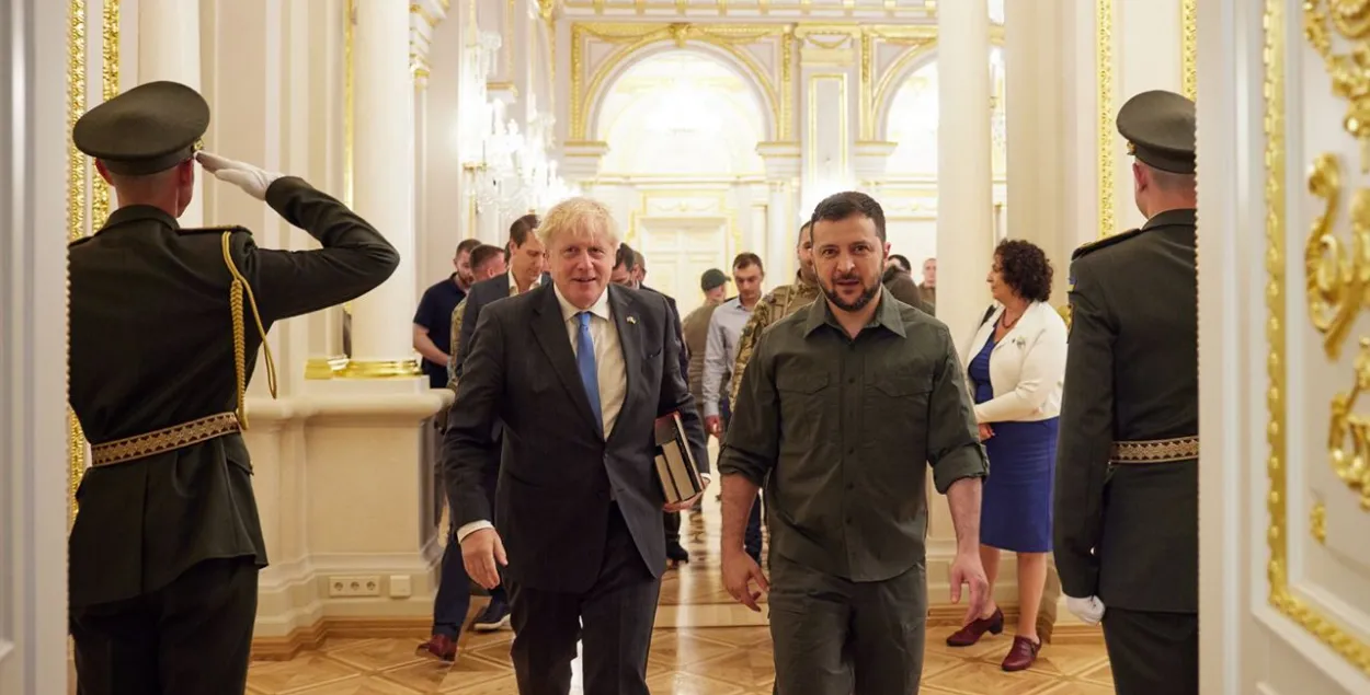 Борис Джонсон и Владимир Зеленский / Фото Офиса президента Украины