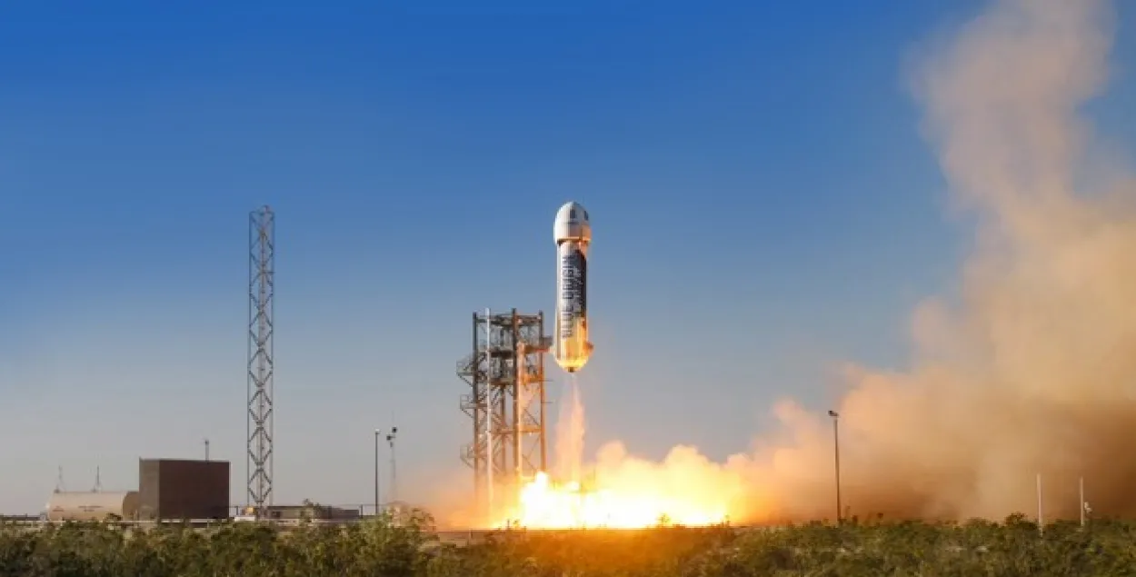 У ЗША паспяхова прызямлілася шматразовая ракета New Shepard 