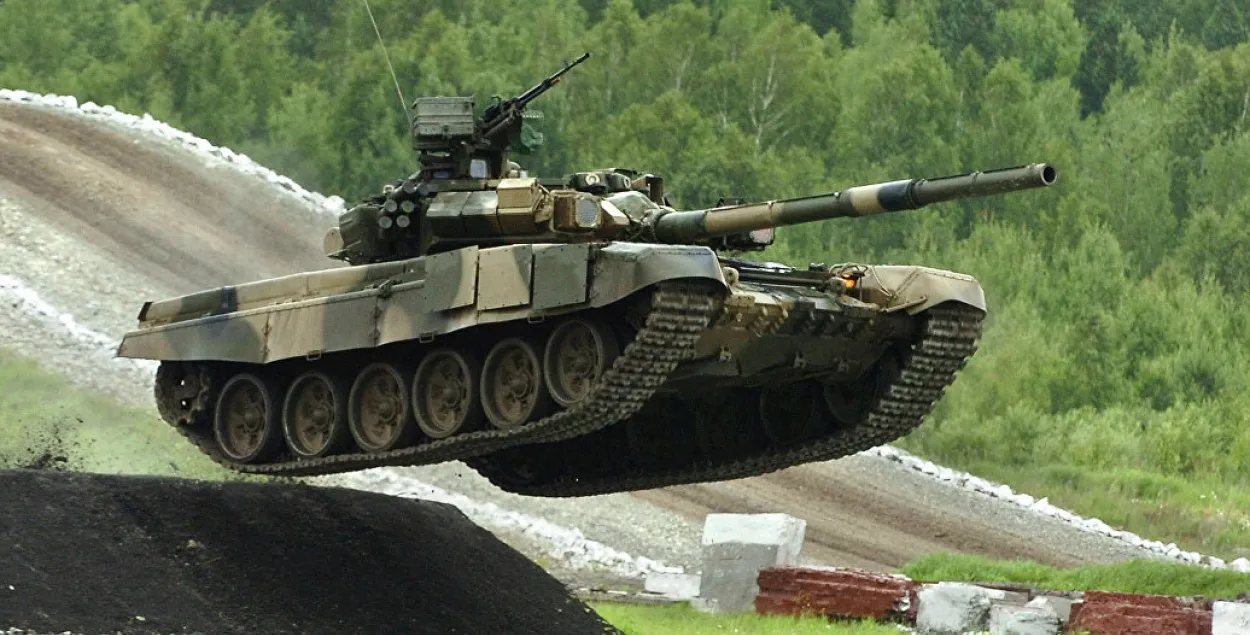 У Беларусь з Падмаскоўя па чыгунцы адпраўляюць расійскія танкі