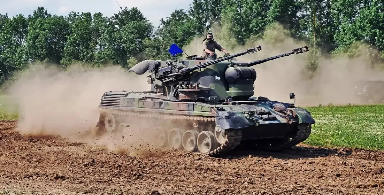 Украіна атрымала першыя самаходныя артылерыйскія ўстаноўкі "Гепард"