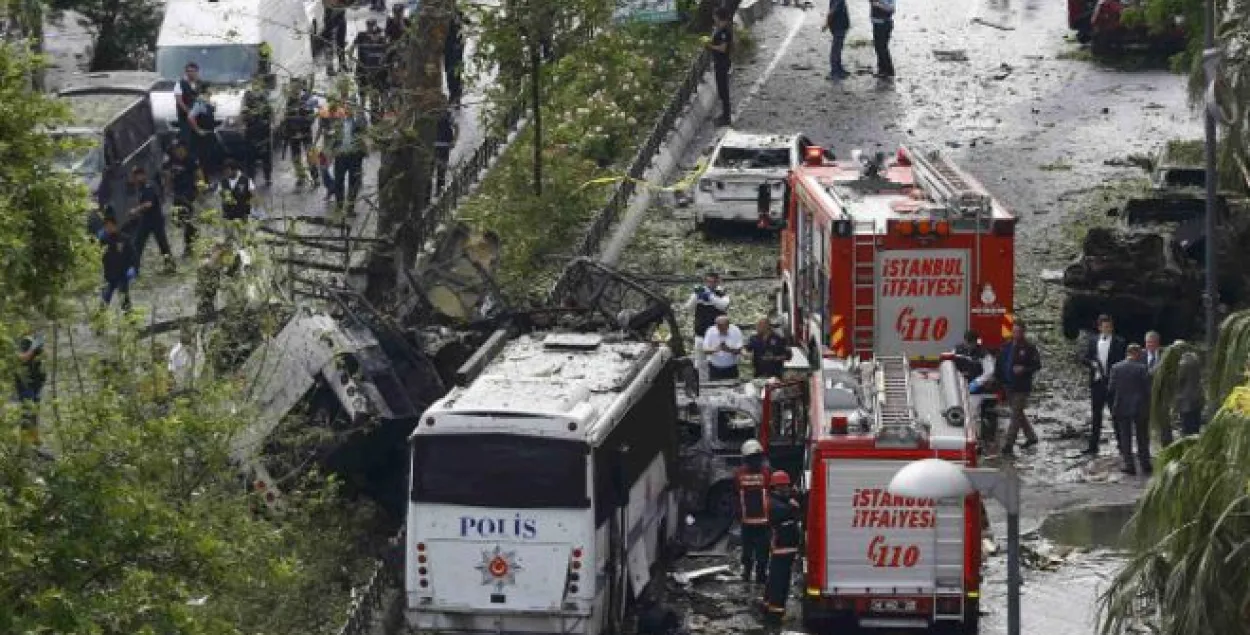 Выбух у Стамбуле, загінулі 11 чалавек