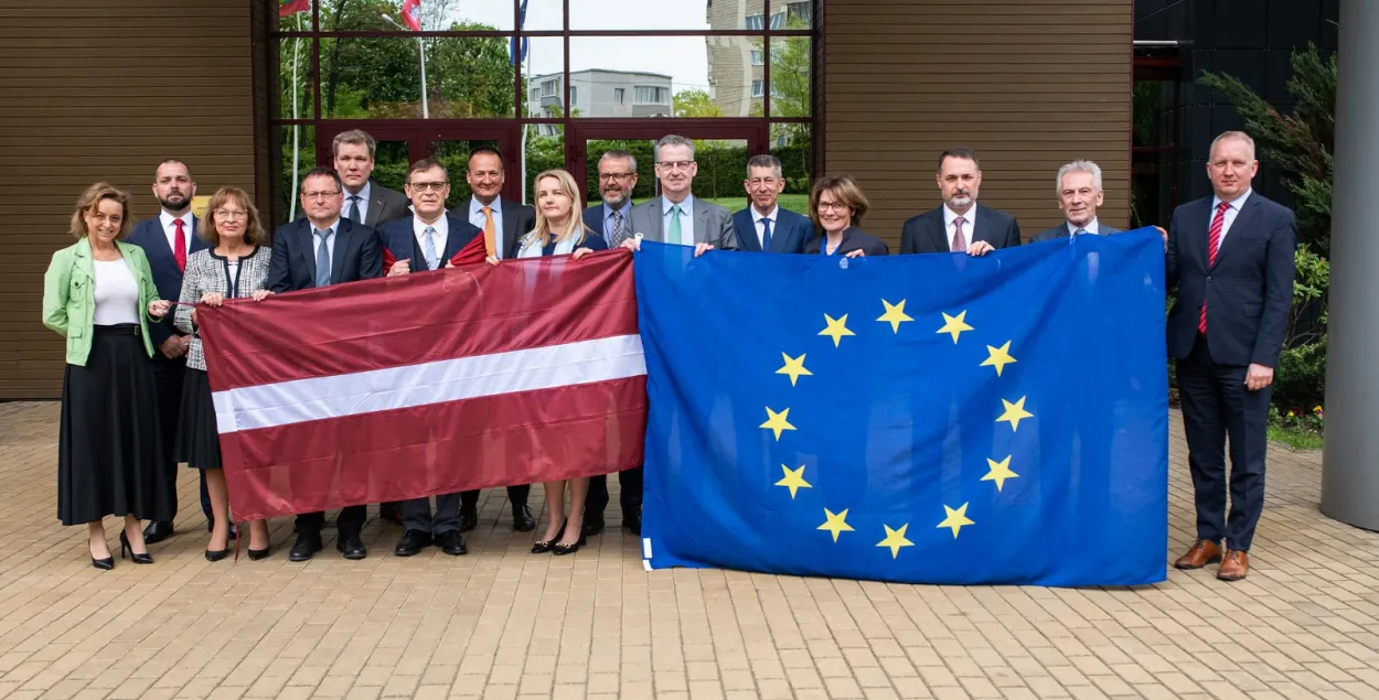 У Мінску дыпламаты краін ЕС развіталіся з амбасадарам Латвіі
