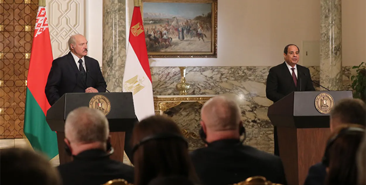 Александр Лукашенко и Абдель Фаттах&nbsp;ас-Сиси / president.gov.by