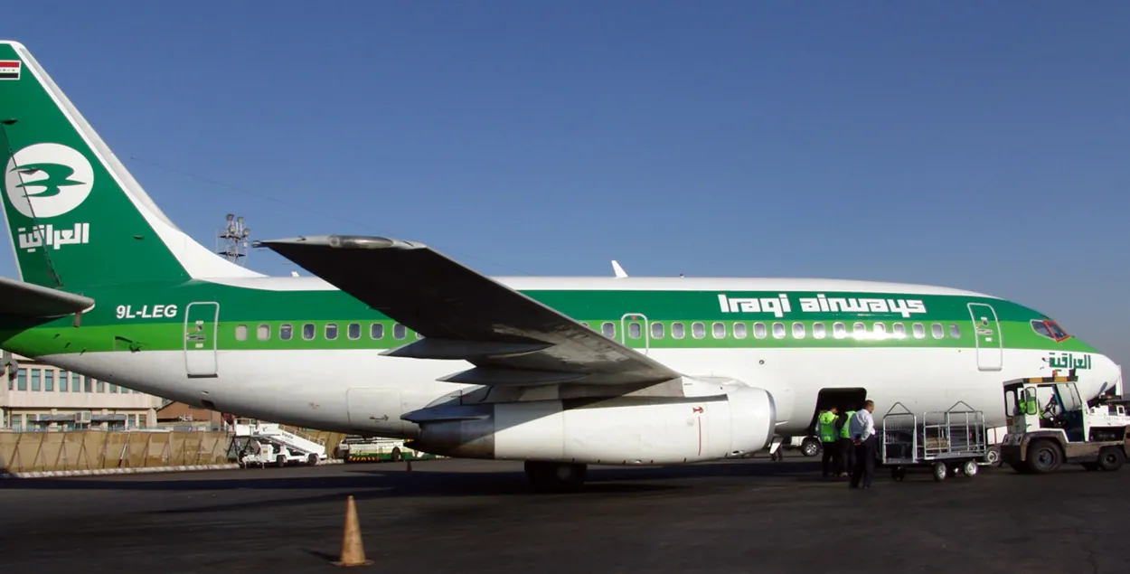 "Iraqi Airways" объявили, что рейсы в Минск могут быть отменены на месяц