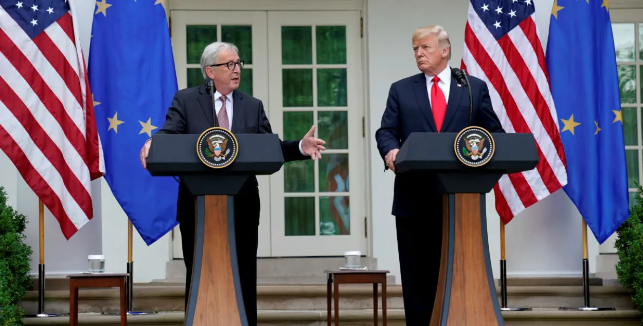 Гандлёвая вайна паміж ЕС і ЗША адмяняецца