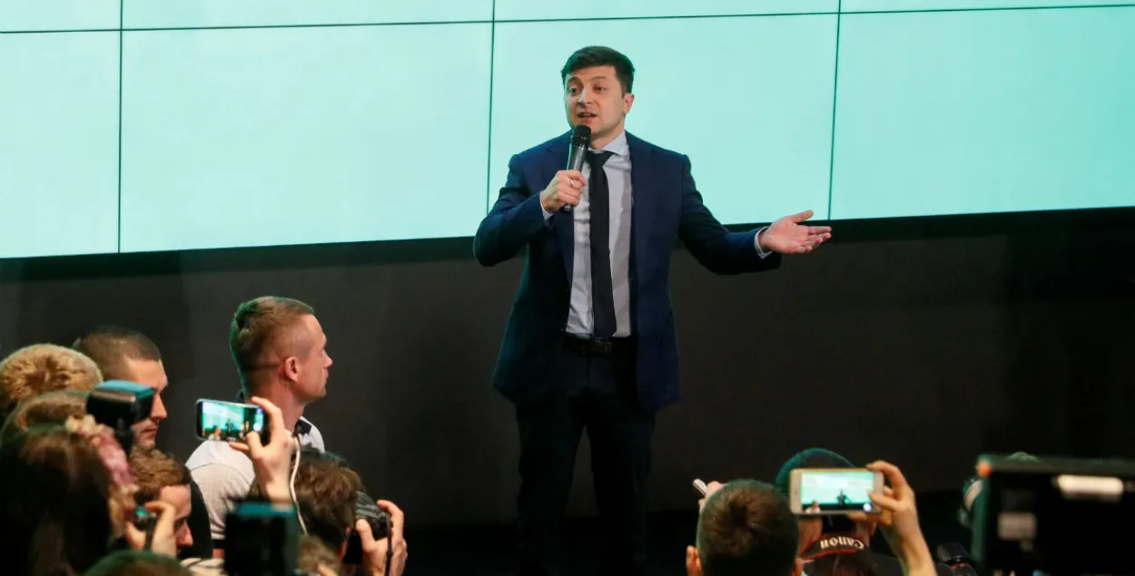 Уладзімір Зяленскі перамог у Беларусі 