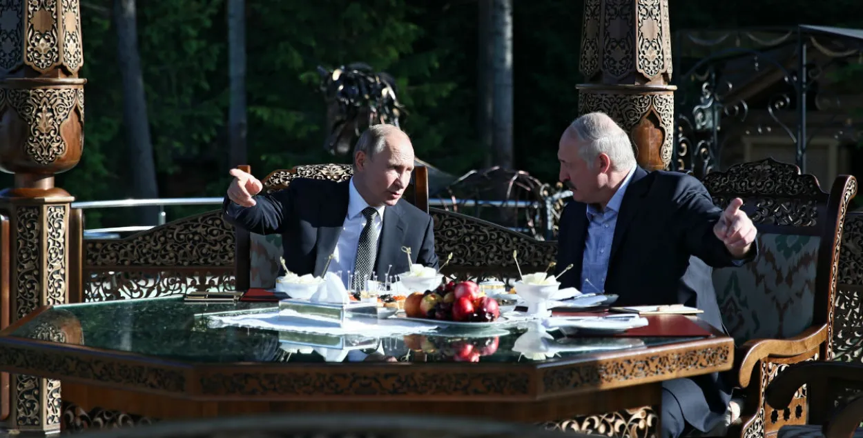 Bloomberg: Пуцін пацярпеў няўдачу, ён не змог пераканаць Лукашэнку 