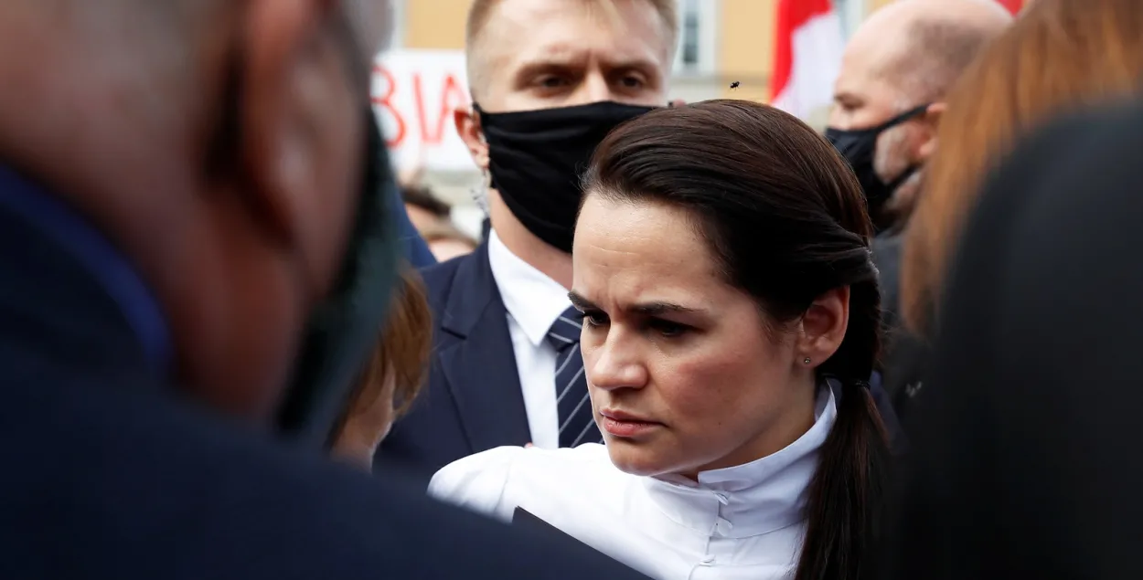 Светлана Тихановская в Варшаве / Reuters​