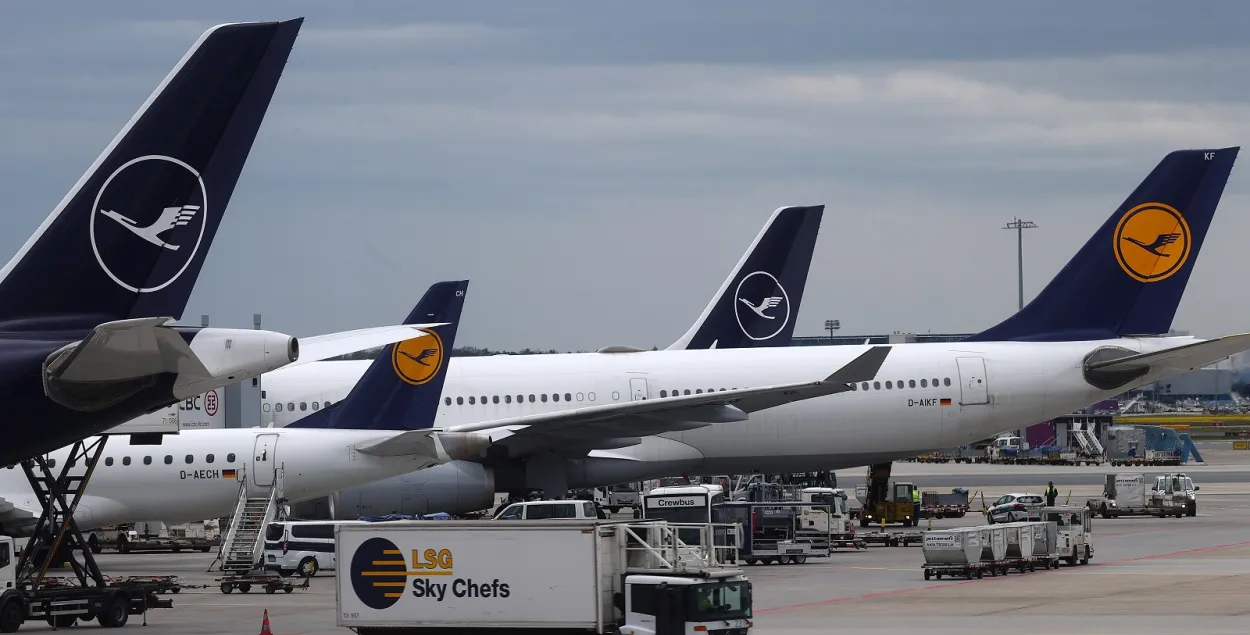Самолёты Lufthansa в Беларусь пока не полетят / Reuters​