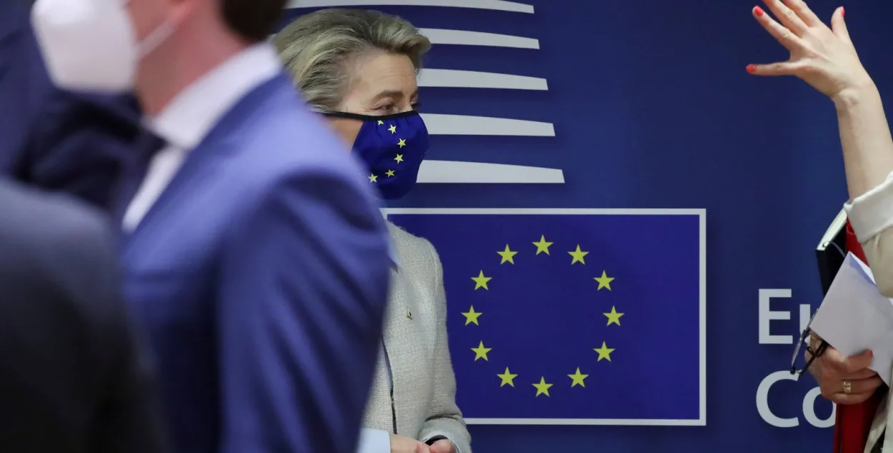 Урсула фон дер Ляйен на саммите ЕС, 24 мая 2021-го / Reuters​