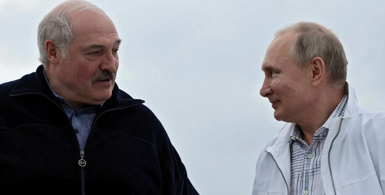 Александр Лукашенко и Владимир Путин в Сочи / Kremlin via REUTERS​