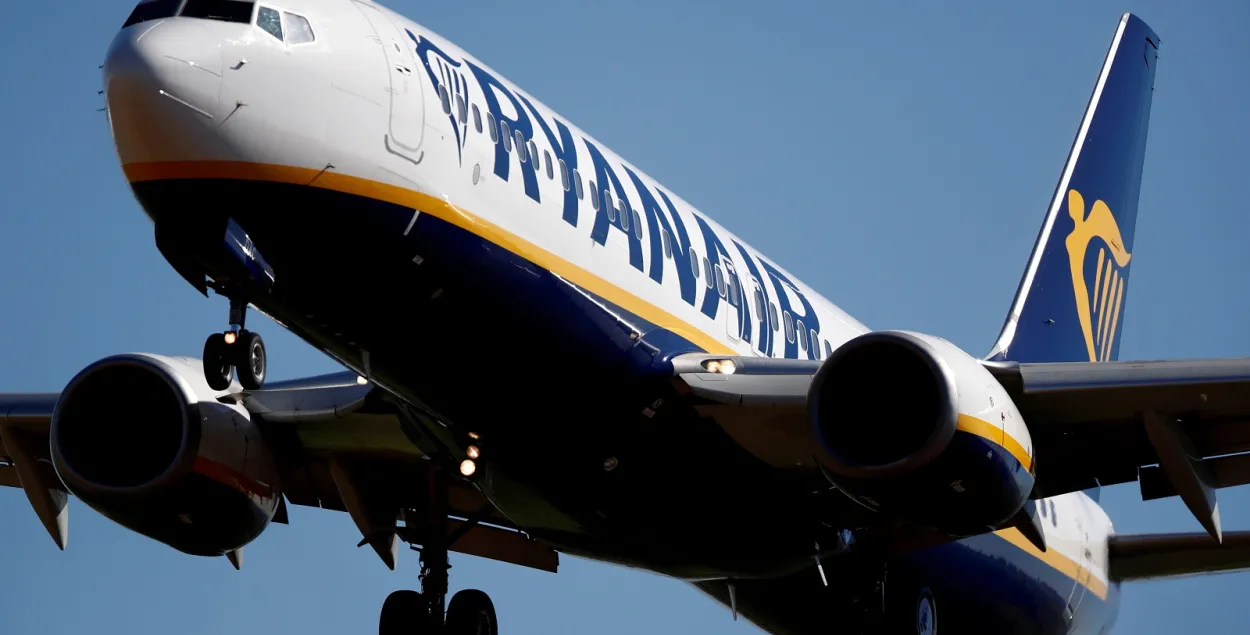 23 мая в минском аэропорту приземлился пассажирский самолет Ryanair, летевший из Греции в Литву / Reuters​