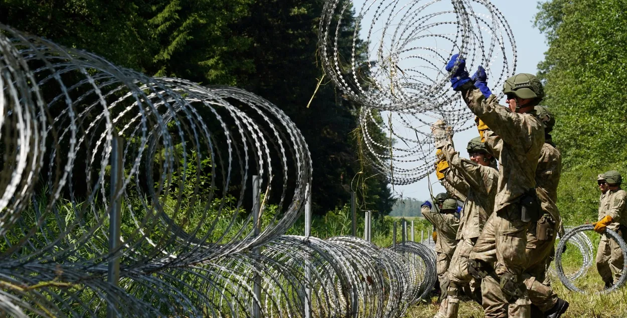 На литовско-белорусской границе / Reuters​