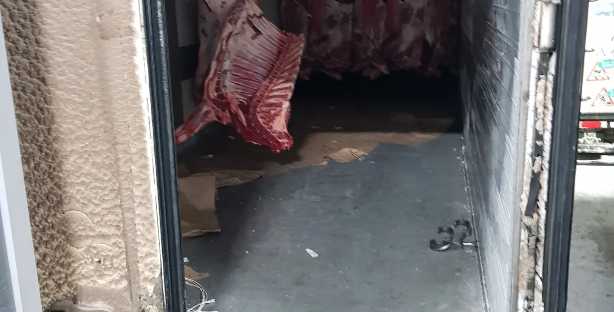 15 тон мяса з Беларусі для Казахстана знайшлі ў Санкт-Пецярбургу