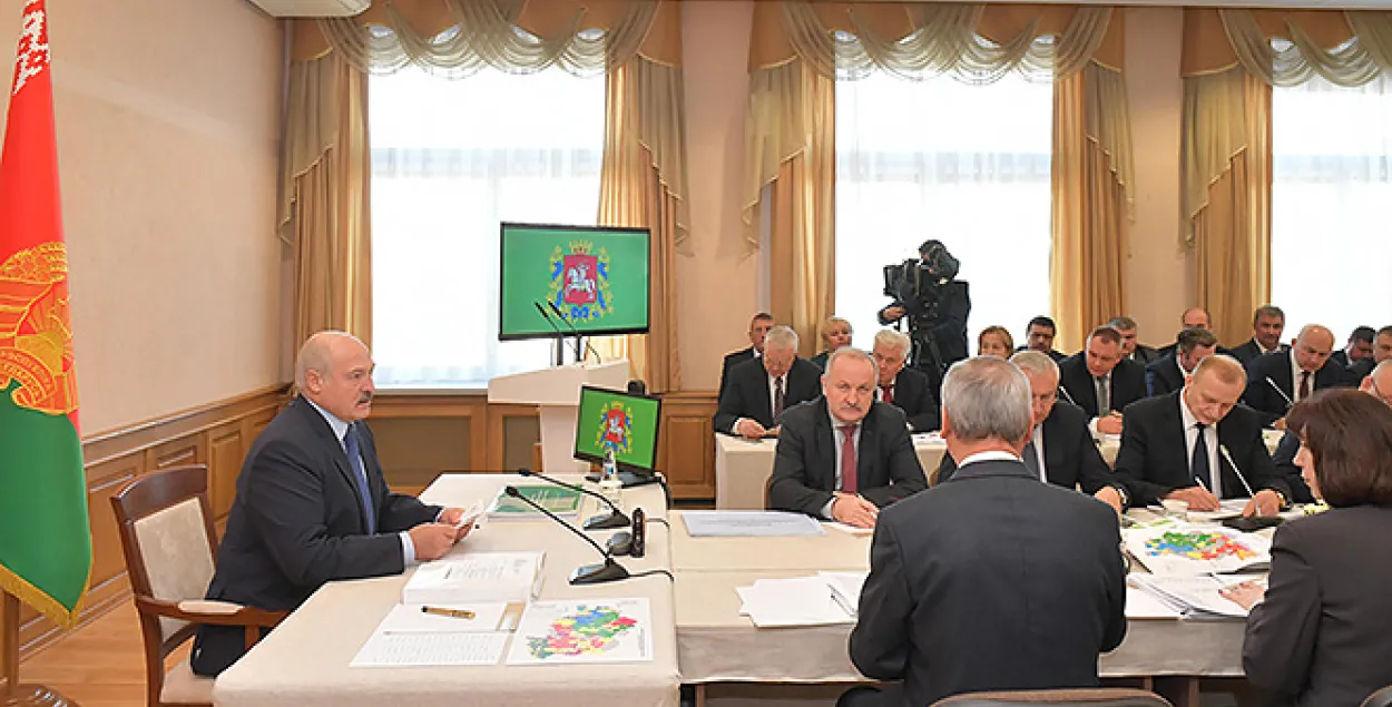 Александр Лукашенко на совещании в Витебске / president.gov.by​