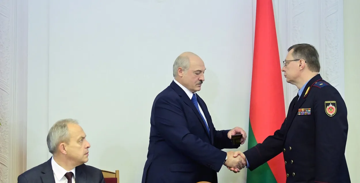 "Оскорбленные" Александр Лукашенко и Андрей Швед / president.gov.by

