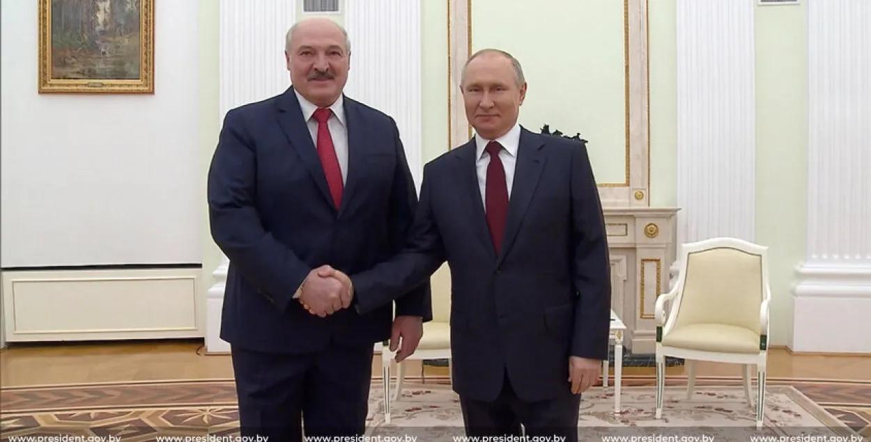 Пяскоў: Лукашэнка і Пуцін не абмяркоўвалі пытанне зліцця Беларусі і Расіі