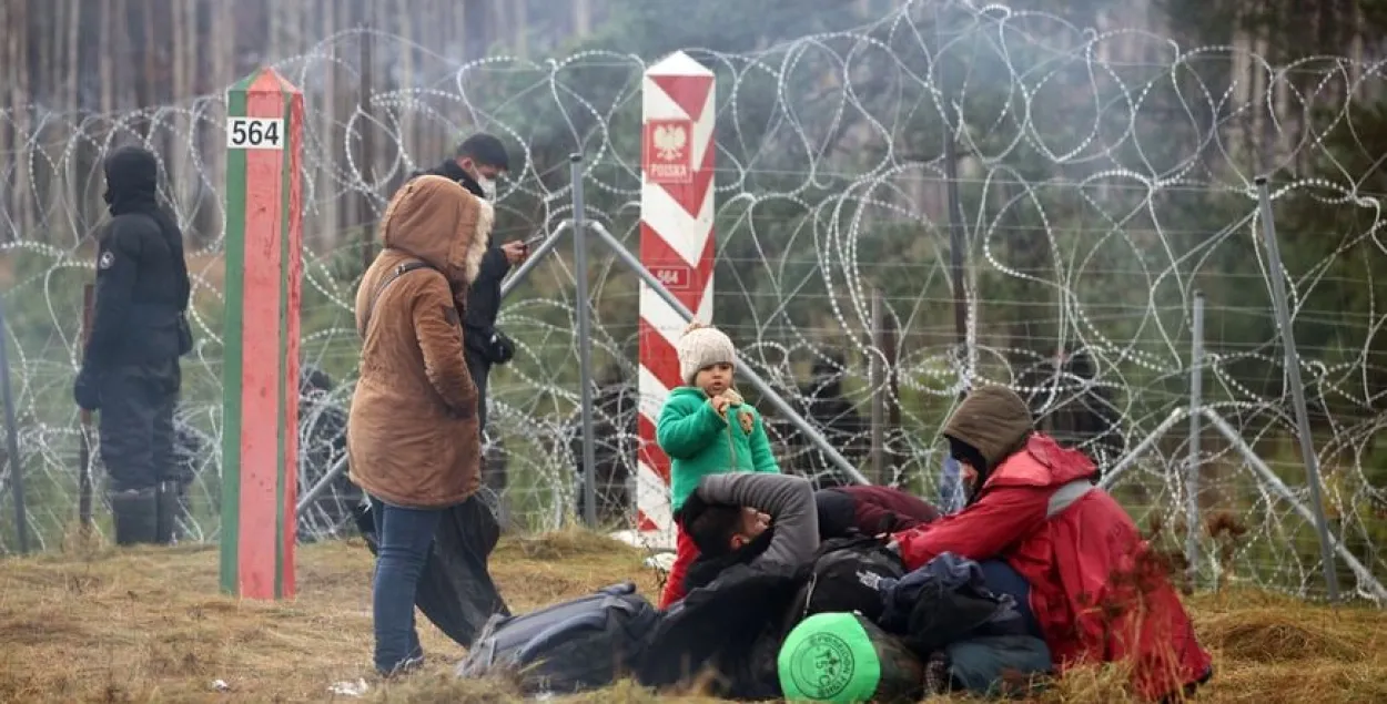 Мигранты на белорусско-польской границе / БЕЛТА​