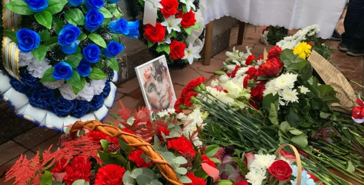 Похороны Романа Бондаренко / Снимок слушателей &quot;Еврорадио&quot;​