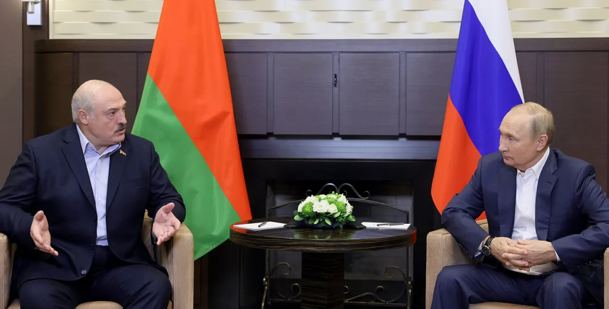 Аляксандр Лукашэнка і Уладзімір Пуцін / president.gov.by
