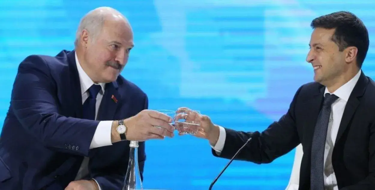 Александр Лукашенко и Владимир Зеленский / Из архива tsn.ua​
