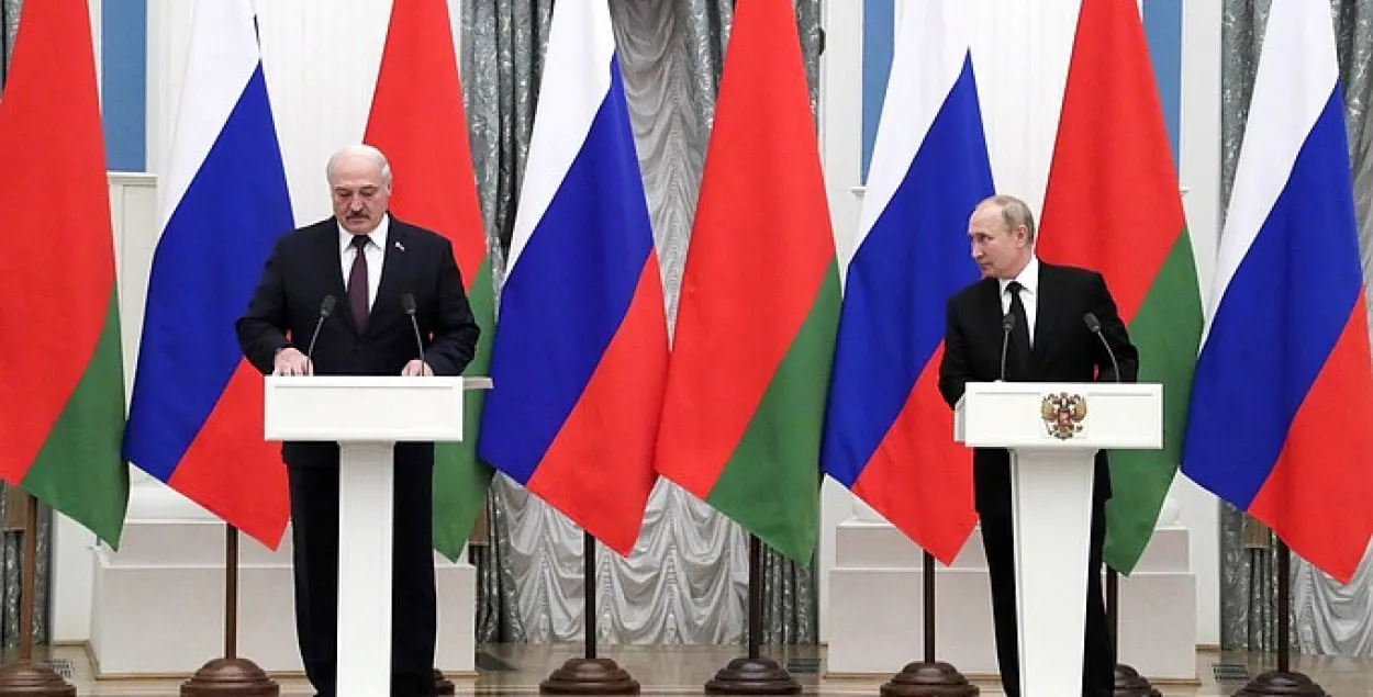 Аляксандр Лукашэнка і Уладзімір Пуцін /&nbsp;kremlin.ru