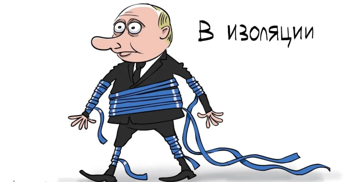 Владимир Путин / карикатура dw.com
