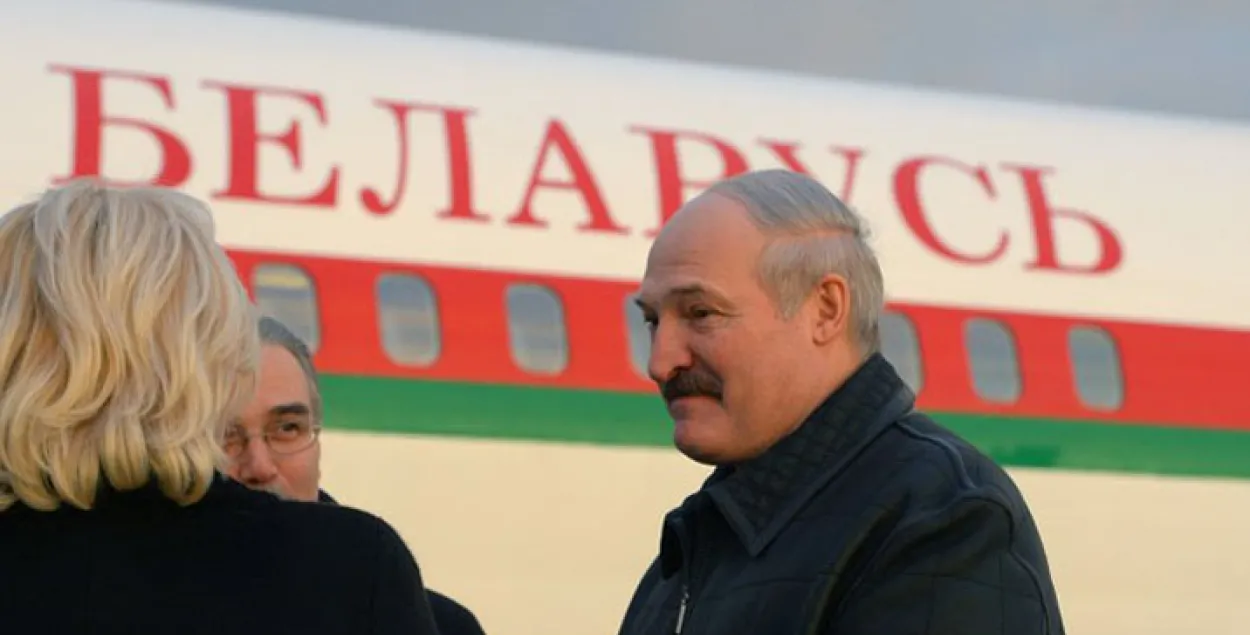 Лукашэнка прыбыў з працоўным візітам у Расію