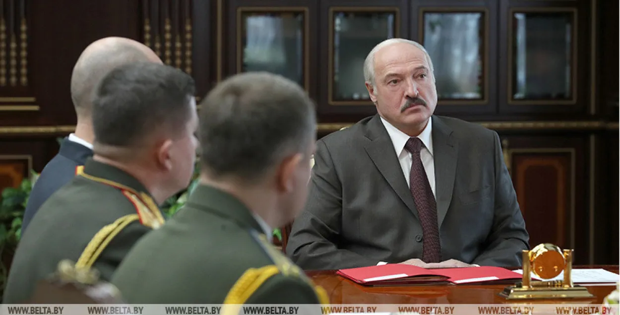 Александр Лукашенко и силовики / Из архива БЕЛТА​