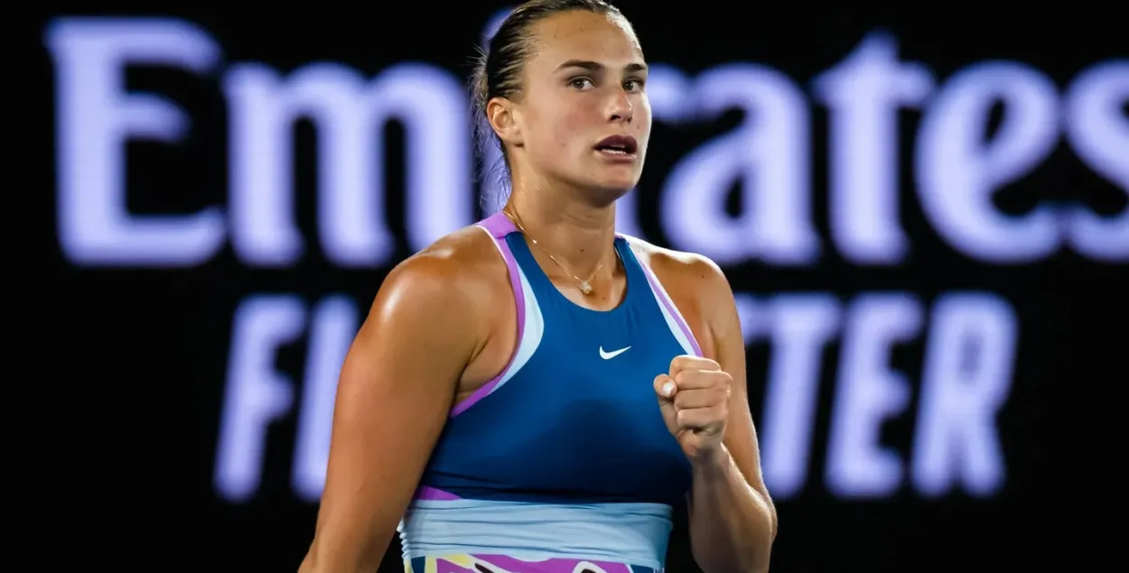 Aryna Sabalenka at the Australian Open / WTA
