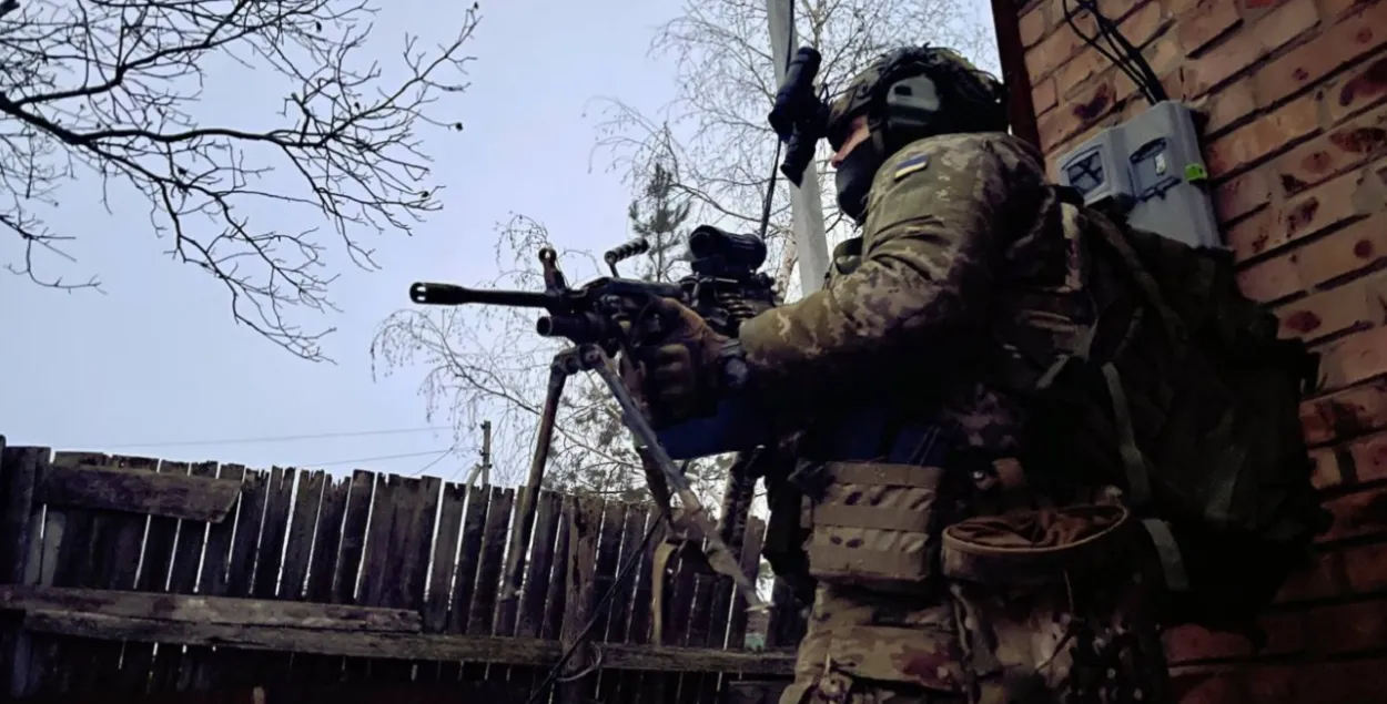 Белорусский доброволец в боях за Бахмут / t.me/belwarriors
