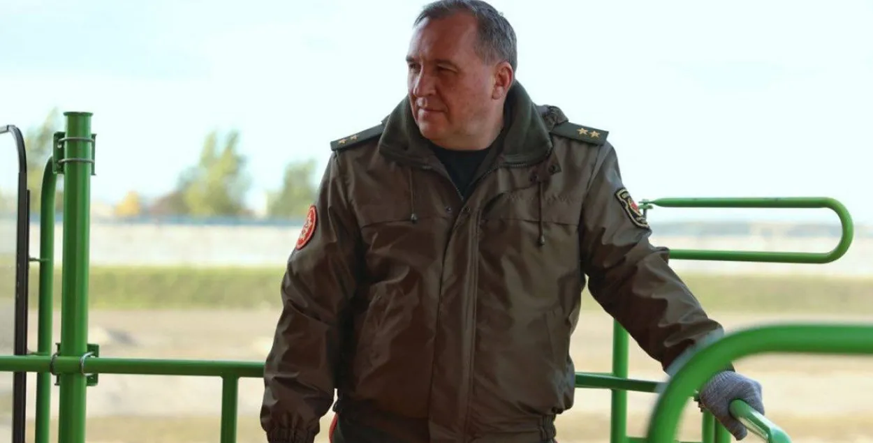 Министр обороны РБ Виктор Хренин ждет россиян / Минобороны
