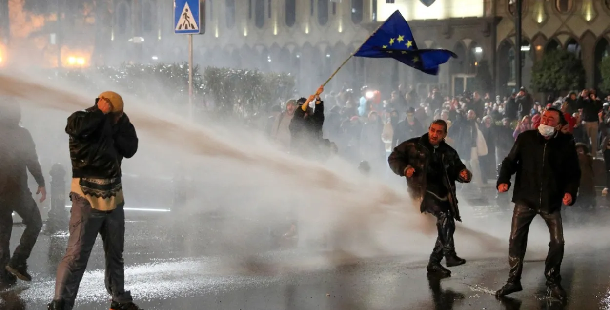 Пратэсты ў Тбілісі / Irakli Gedenidze / Reuters / Scanpix / LETA
