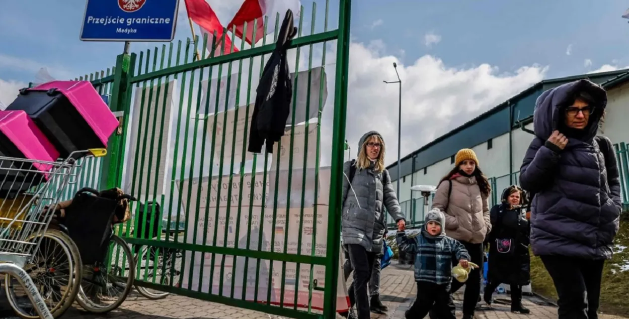Беженцы в Польше / AFP
