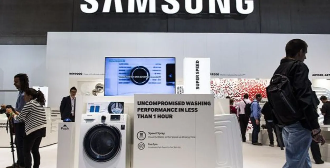 Амерыканскія пакупнікі паскардзіліся на выбухі пральных машын ад Samsung