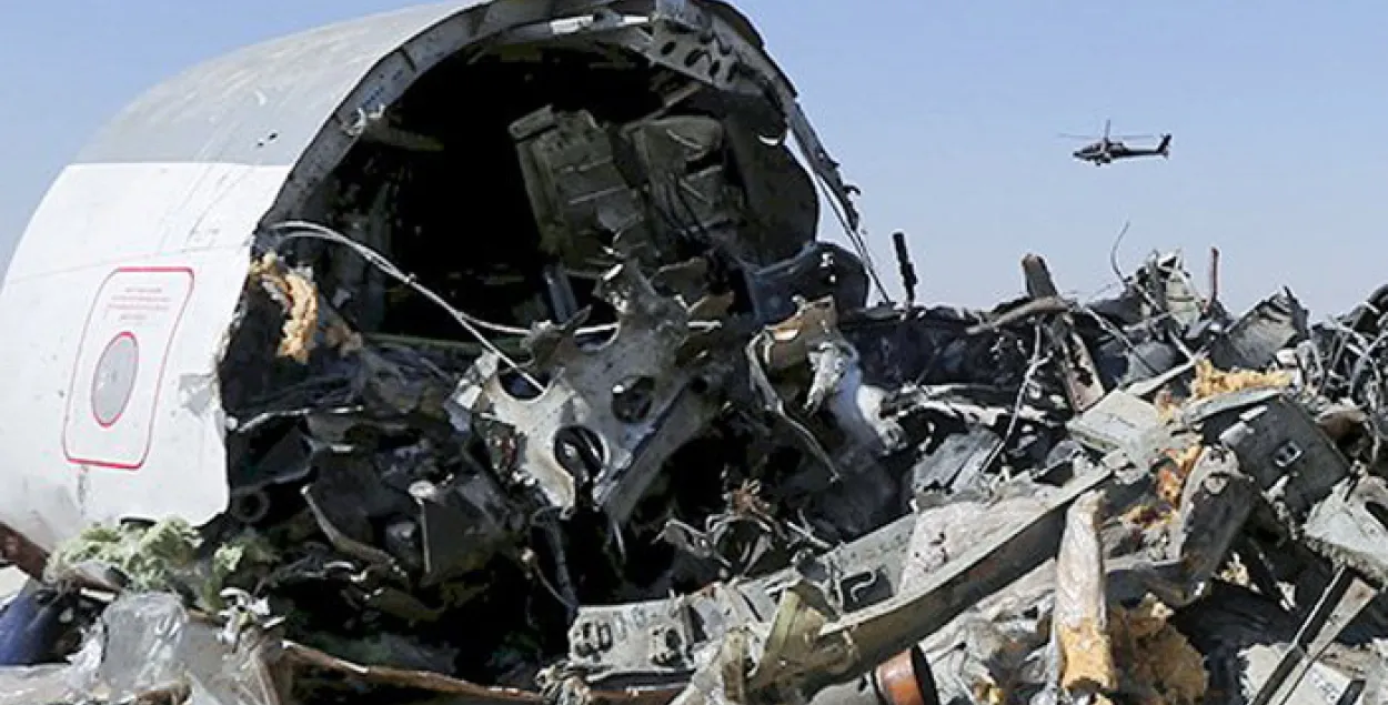 Эксперты ФСБ заяўляюць, што выявілі тып выбухоўкі на борце A321