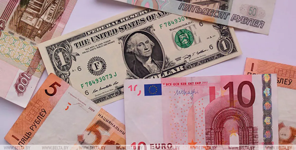 Беларускі рубель 22 чэрвеня ўмацаваўся адносна ўсіх асноўных валют
