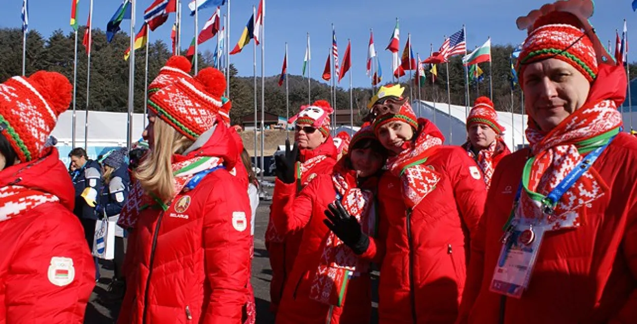Олимпийская делегация Беларуси. Фото: НОК​