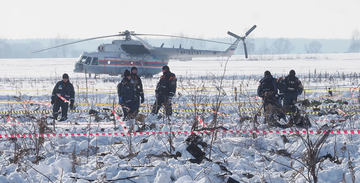 У Расіі назвалі верагодную прычыну крушэння Ан-148