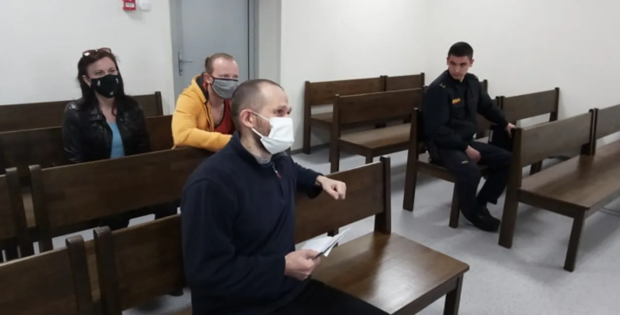 Дмитрий Андросюк во время суда / spring96.org