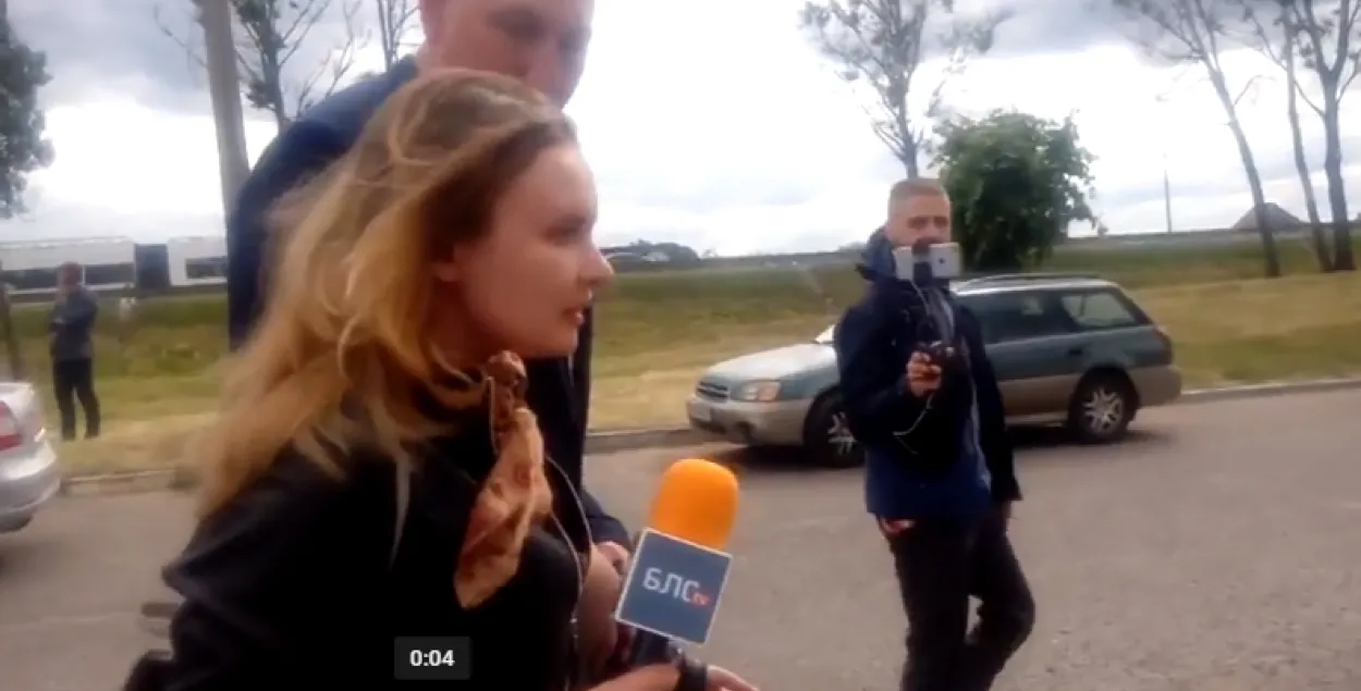 Журналістку Кацярыну Андрэеву, затрыманую ў Курапатах, выпусцілі з міліцыі