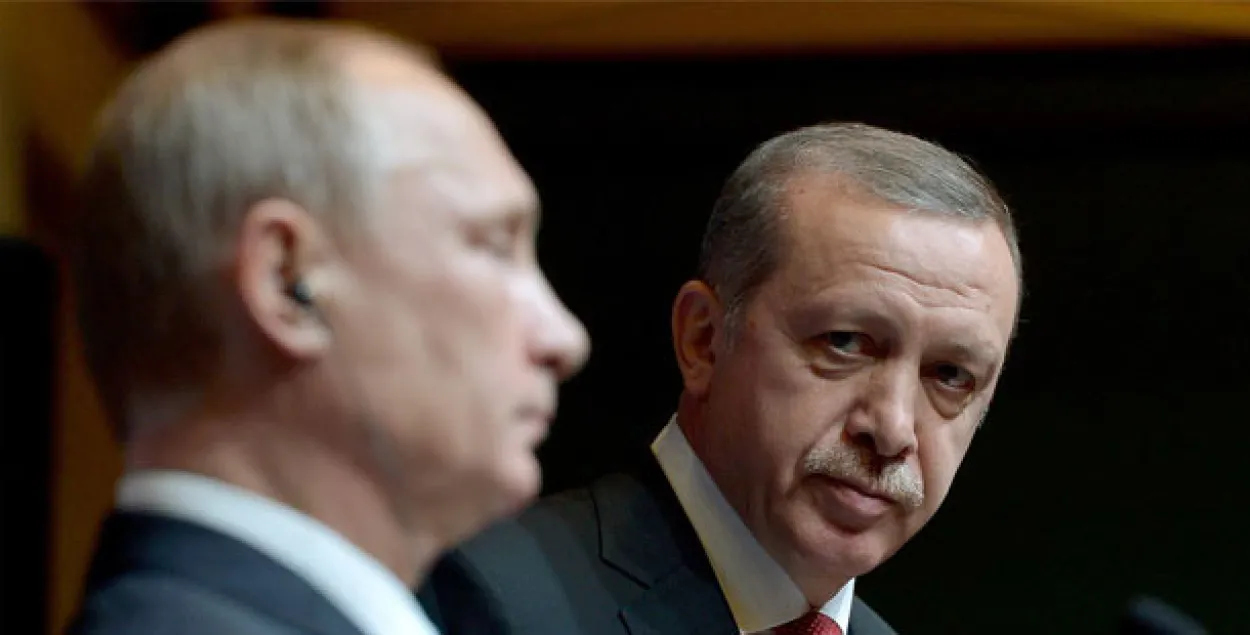 Расія ўвяла санкцыі супраць Турцыі