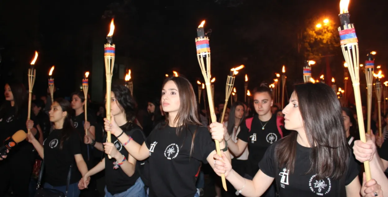 У Арменіі ўшаноўваюць памяць ахвяраў генацыду