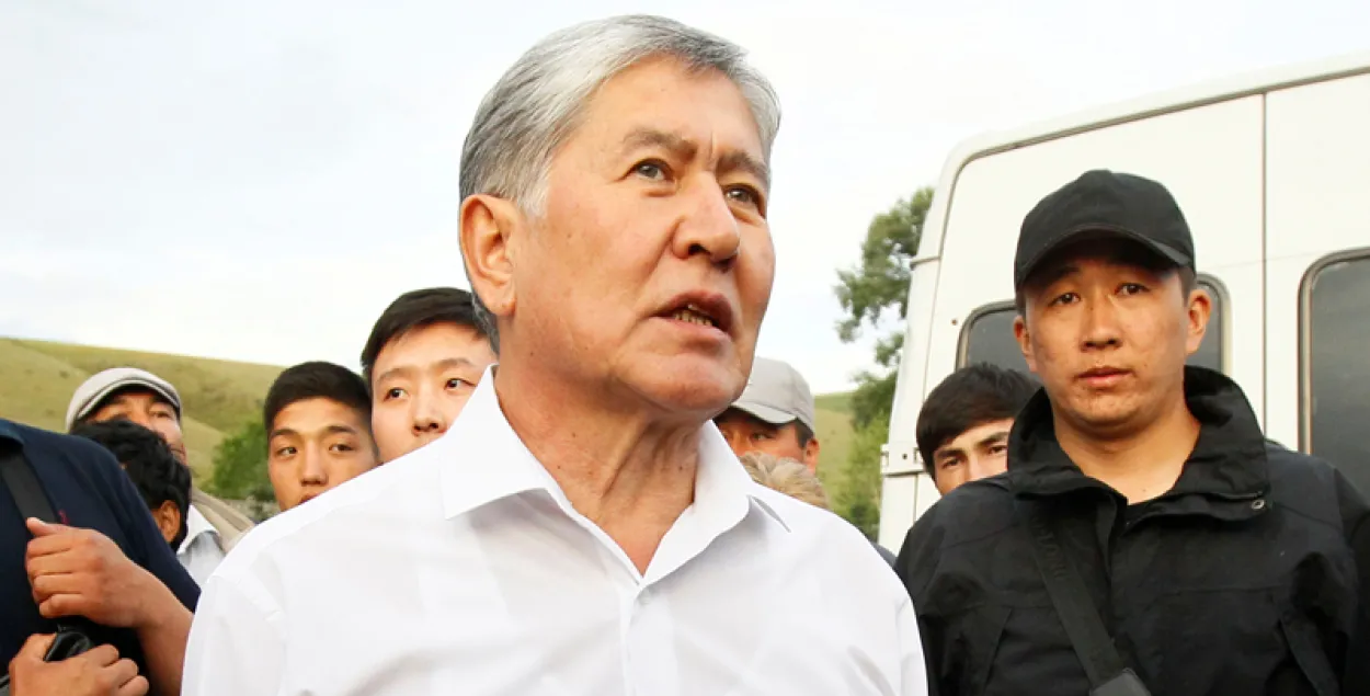 Спецназ затрымаў экс-прэзідэнта Кыргызстана Атамбаева